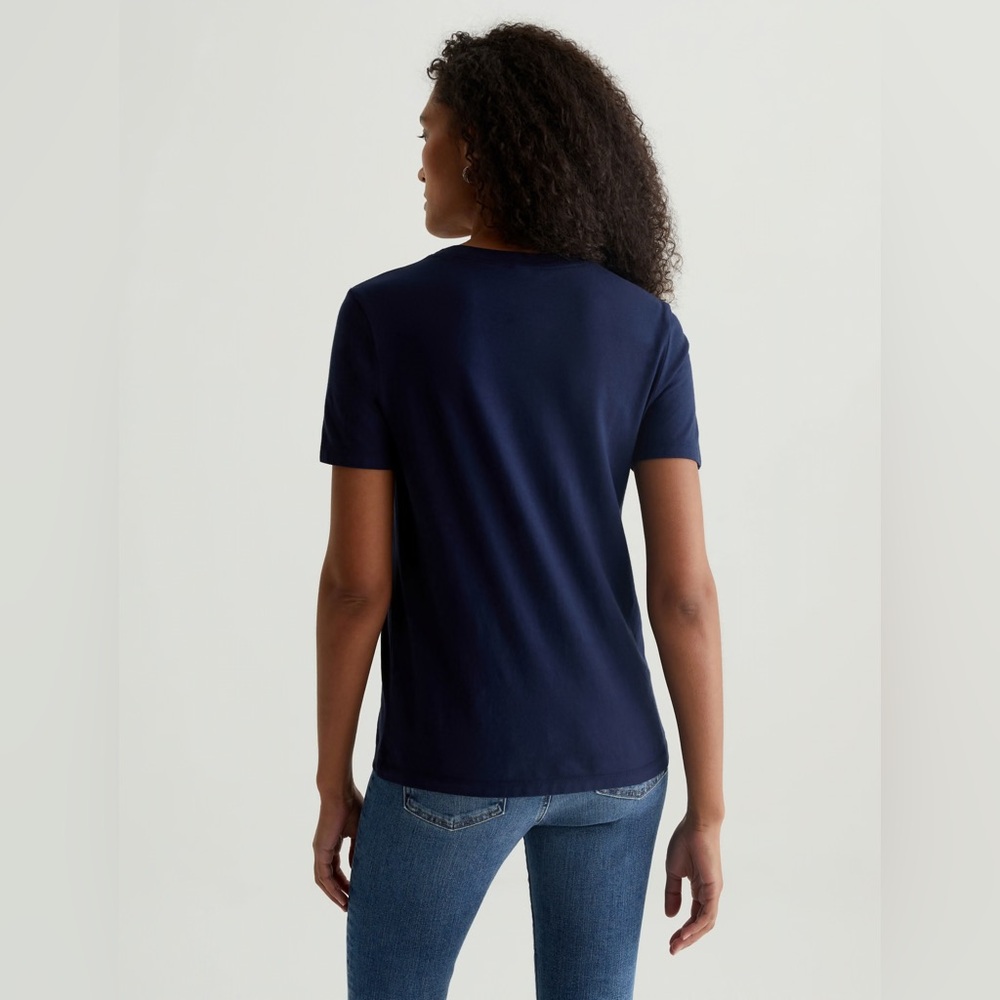 ADRIANO GOLDSCHMIED Jagger Crew Classic Crew Neck Deep Navy - Picture 6 of 6